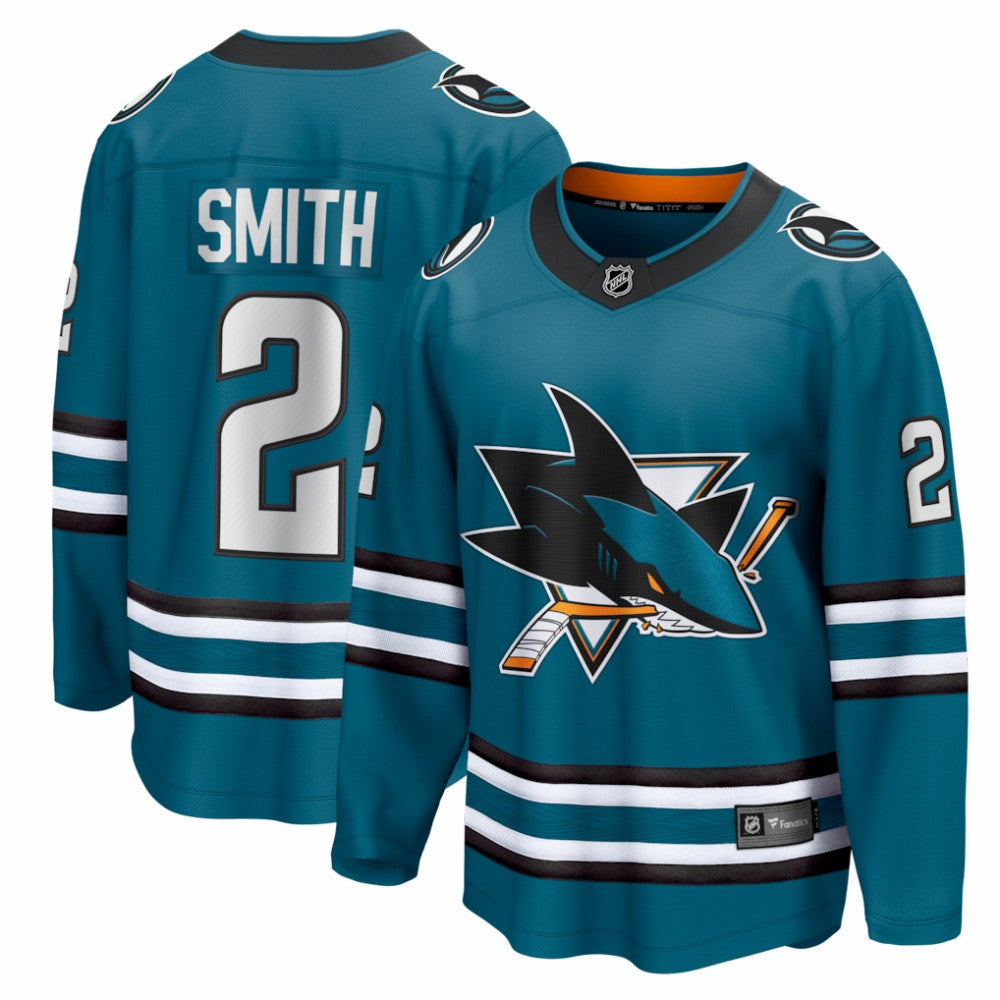 Will Smith San Jose Sharks Fanatics Home Breakaway Jersey - Teal | Fanatics on sale