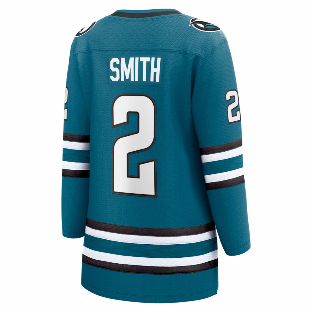 Will Smith San Jose Sharks Fanatics Women's Home Breakaway Jersey - Teal | Fanatics Lifestyle