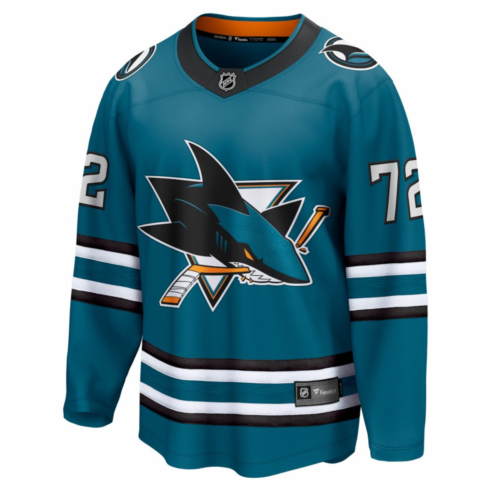 William Eklund San Jose Sharks Fanatics Home Breakaway Jersey - Teal | Fanatics online