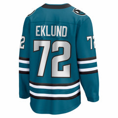 William Eklund San Jose Sharks Fanatics Home Breakaway Jersey - Teal | Fanatics online