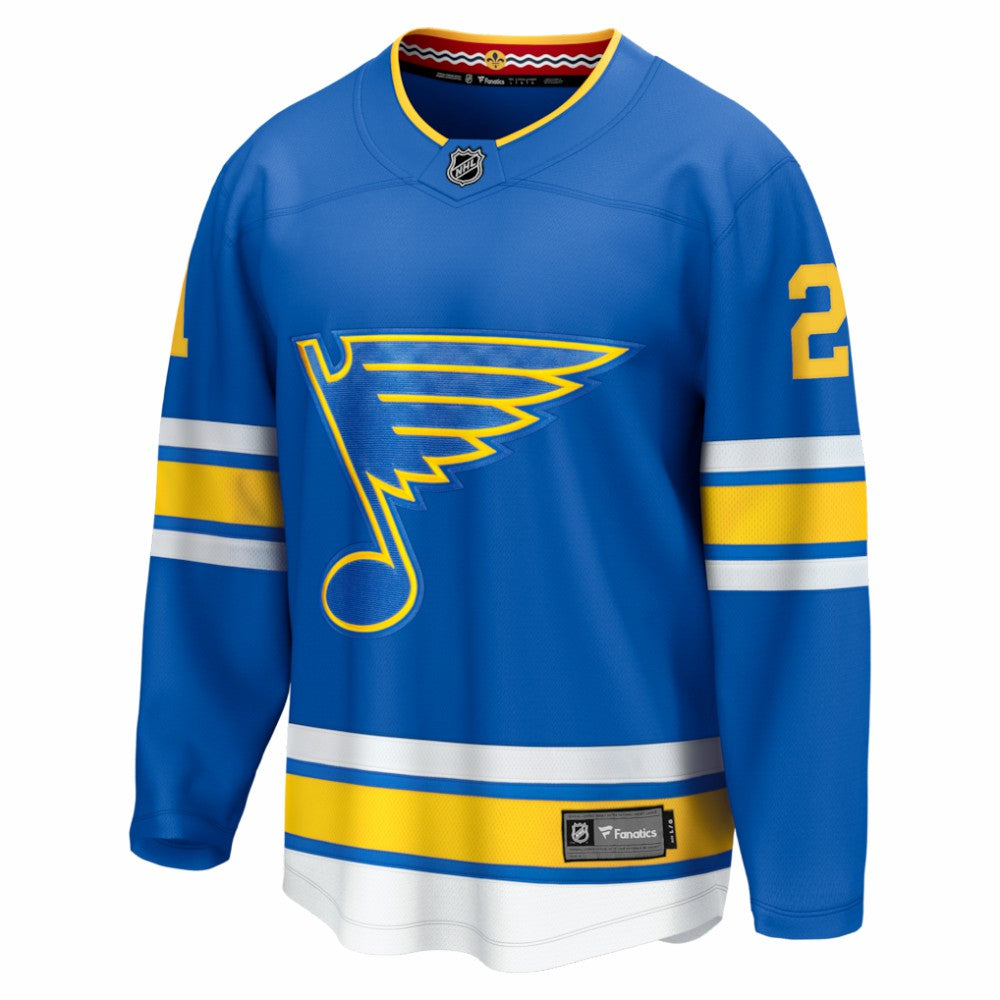 Jimmy Snuggerud St. Louis Blues Fanatics Home Breakaway Jersey - Blue | Fanatics near me