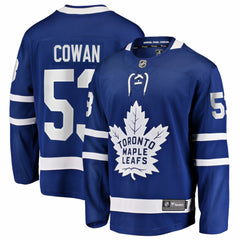 Easton Cowan Toronto Maple Leafs Fanatics Home Breakaway Jersey - Blue | Fanatics Lifestyle