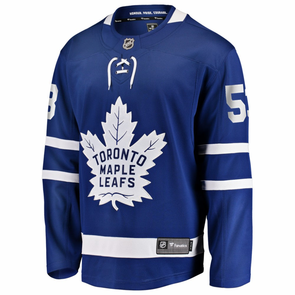 Easton Cowan Toronto Maple Leafs Fanatics Home Breakaway Jersey - Blue | Fanatics Lifestyle
