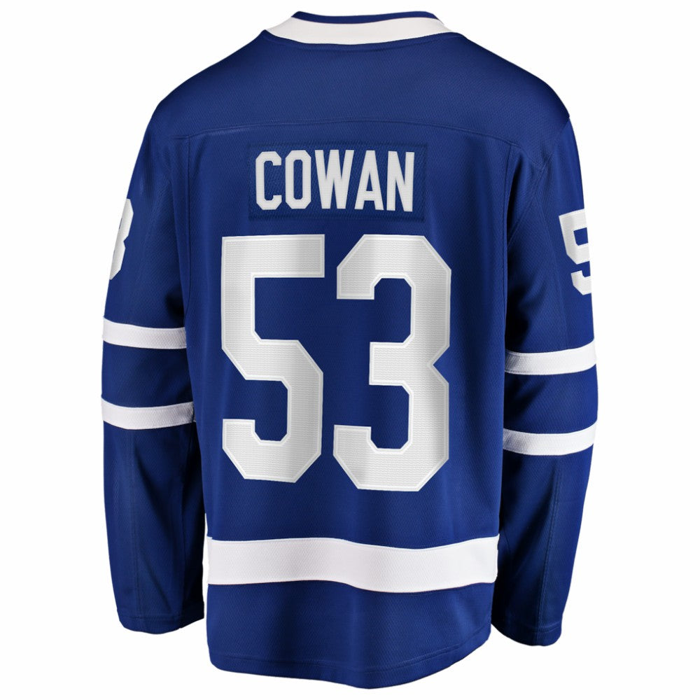 Easton Cowan Toronto Maple Leafs Fanatics Home Breakaway Jersey - Blue | Fanatics Lifestyle