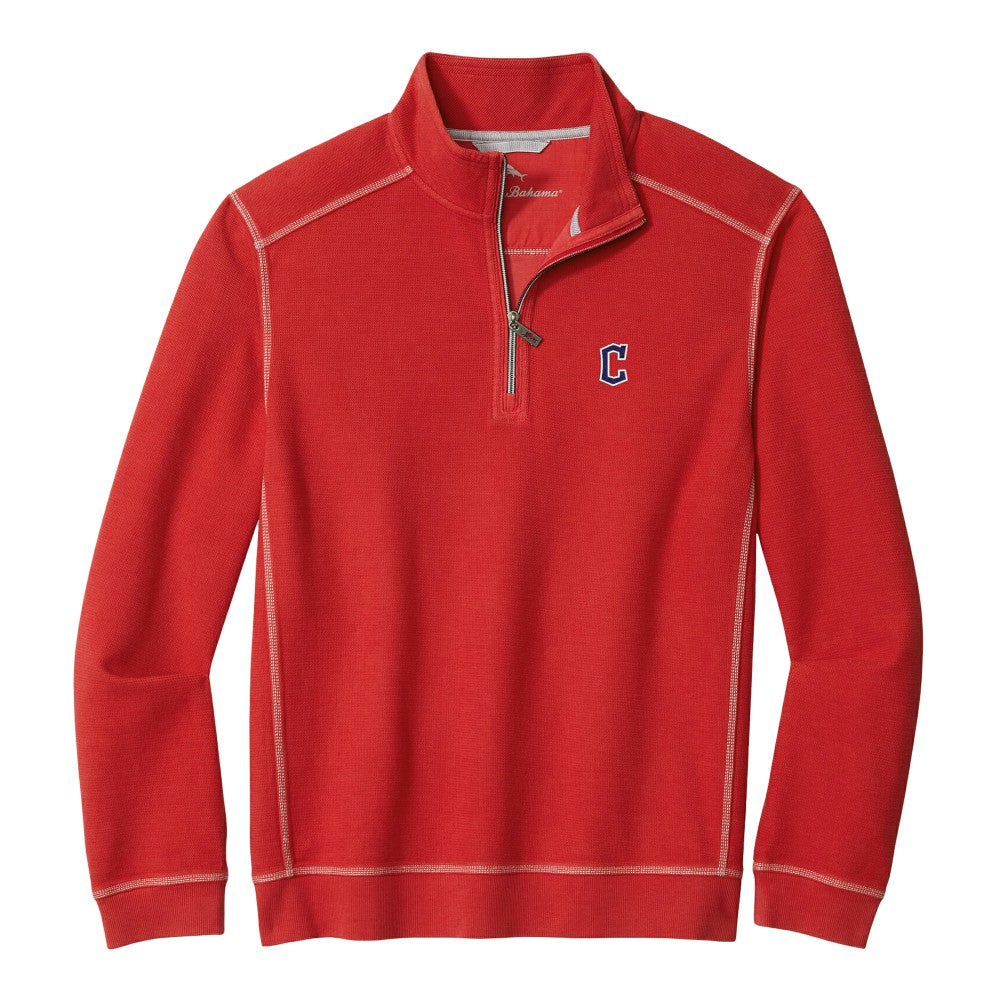 Cleveland Guardians Tommy Bahama Montego Bay Half-Zip Sweatshirt Near Me
