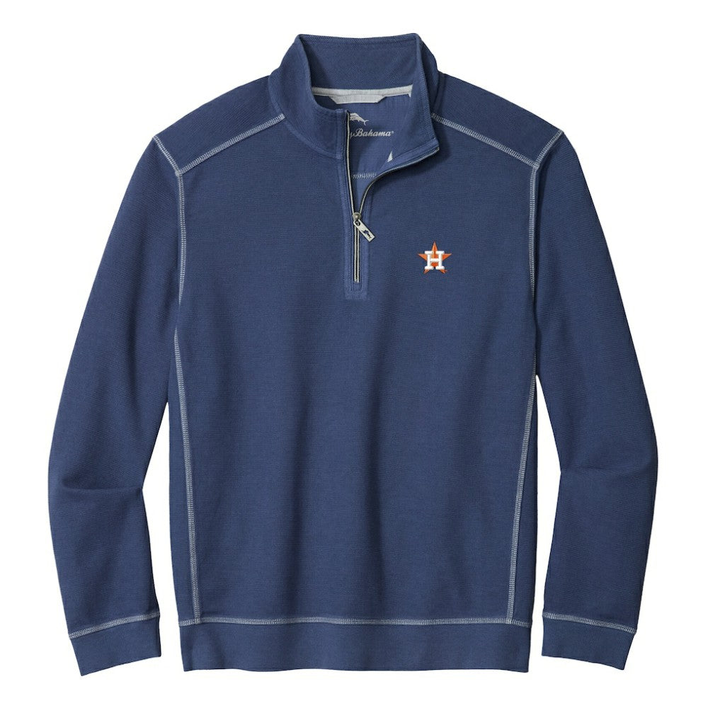 Houston Astros Tommy Bahama Montego Bay Half-Zip Sweatshirt Discount