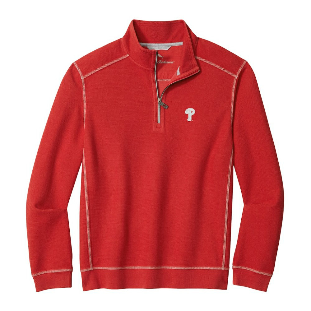 Philadelphia Phillies Tommy Bahama Montego Bay Half-Zip Sweatshirt Sale