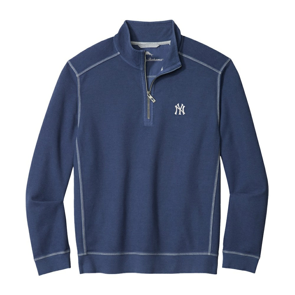 New York Yankees Tommy Bahama Montego Bay Half-Zip Sweatshirt for sale