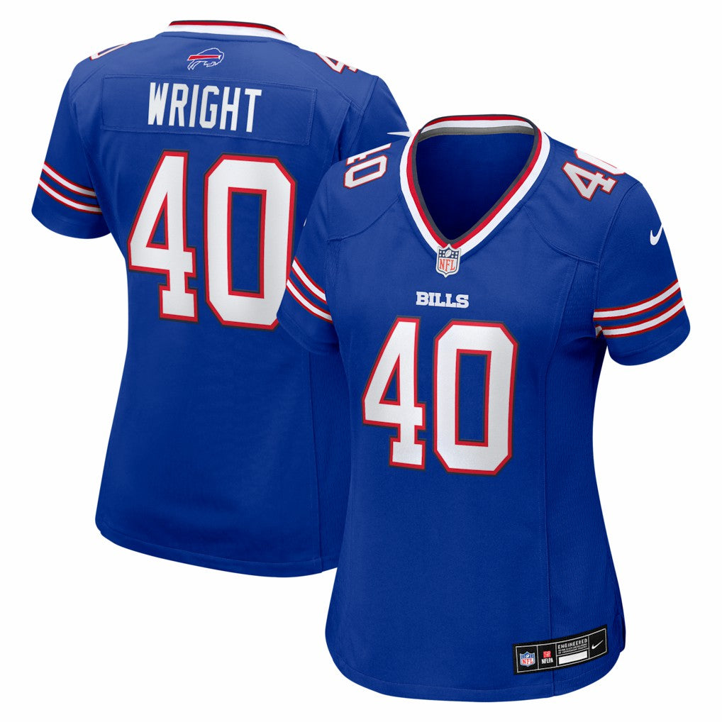 Matthew Wright Buffalo Bills Women's Team Game Jersey - Royal - Nike