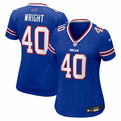 Matthew Wright Buffalo Bills Women's Team Game Jersey - Royal - Nike
