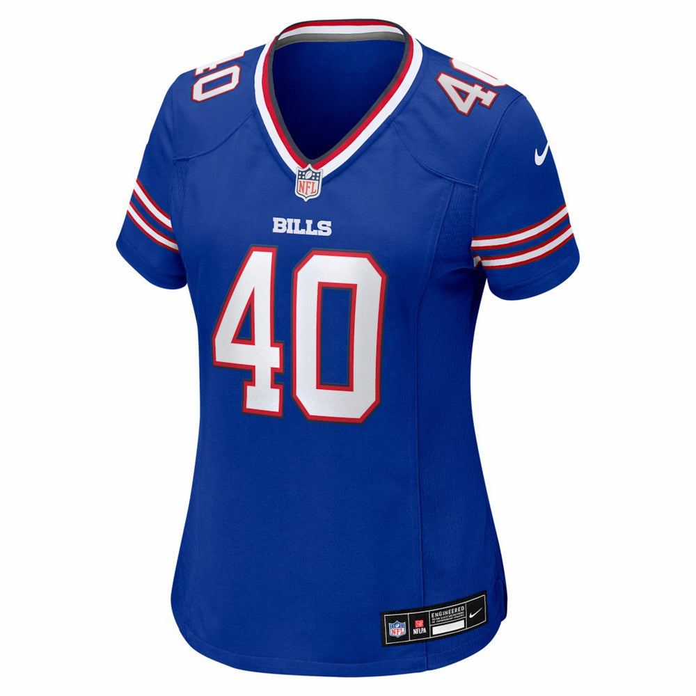 Matthew Wright Buffalo Bills Women's Team Game Jersey - Royal - Nike