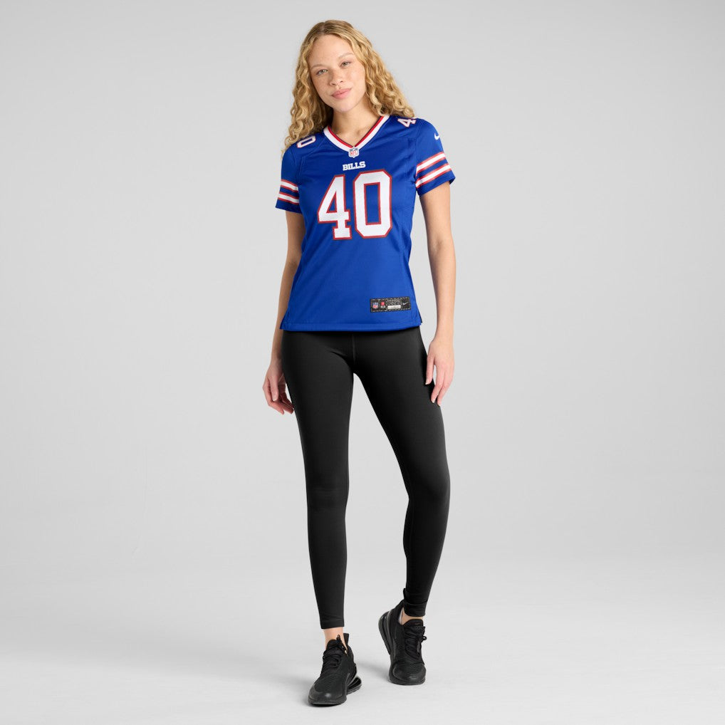 Matthew Wright Buffalo Bills Women's Team Game Jersey - Royal - Nike
