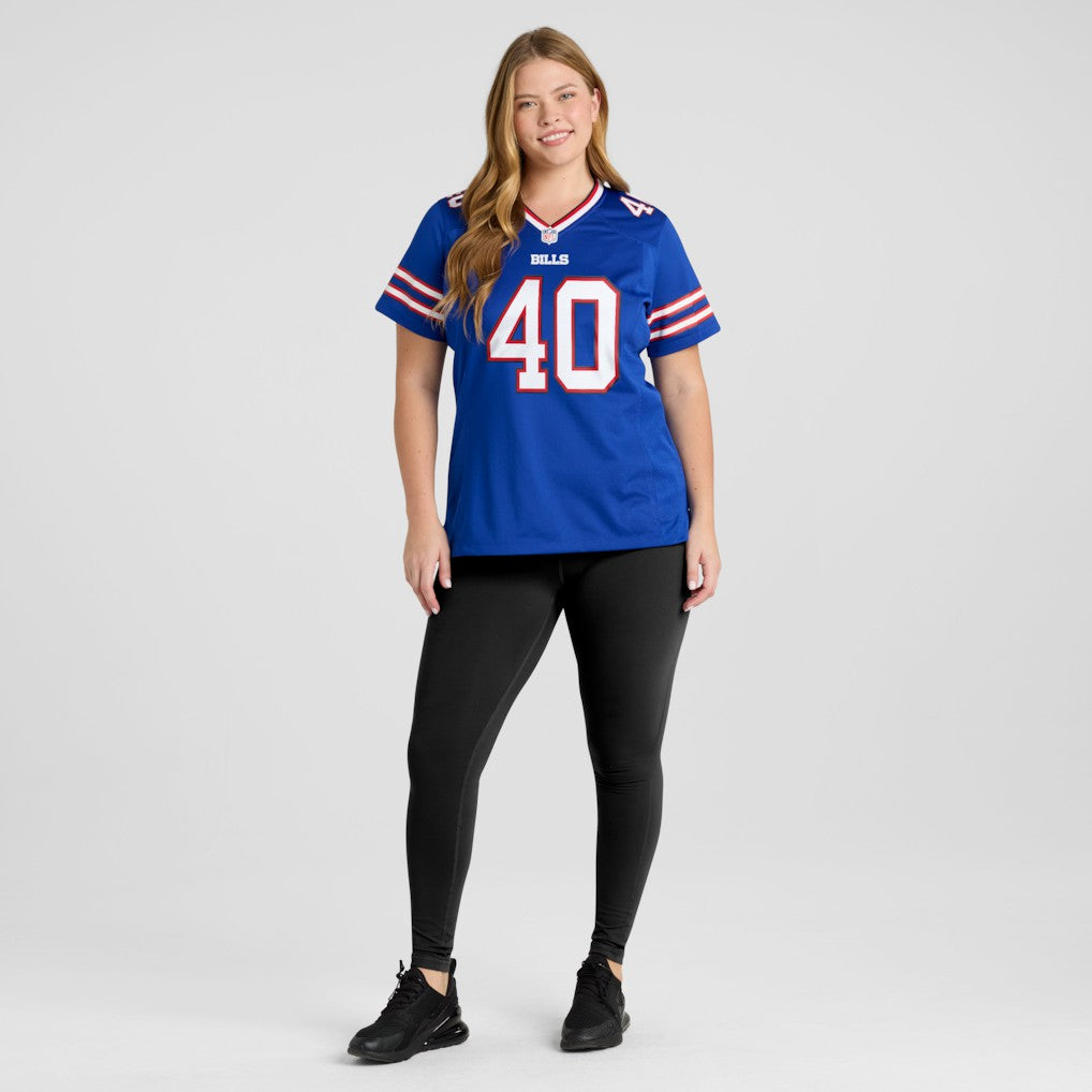 Matthew Wright Buffalo Bills Women's Team Game Jersey - Royal - Nike