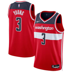 Nike Trae Young Washington Wizards Unisex Swingman Jersey Icon Edition Red