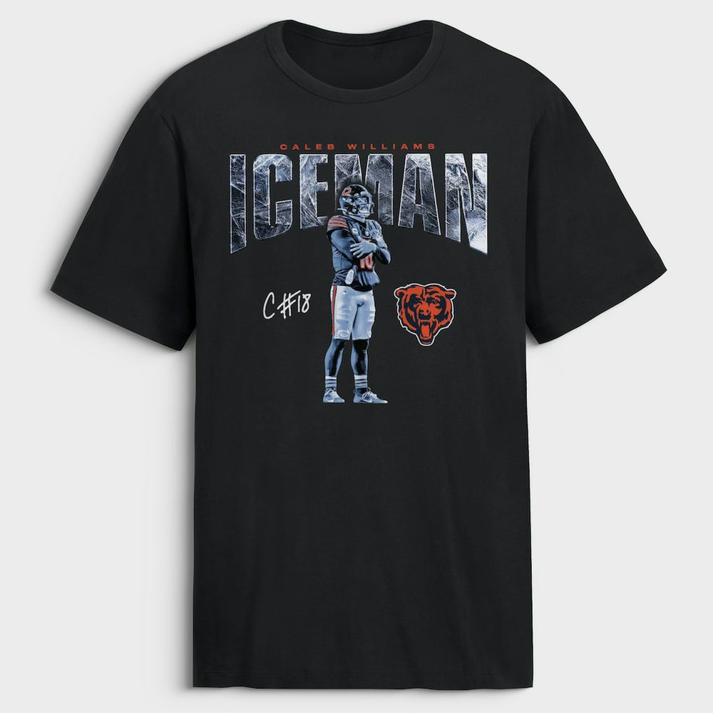 Caleb Williams Chicago Bears Iceman T-Shirt - Black - NFL