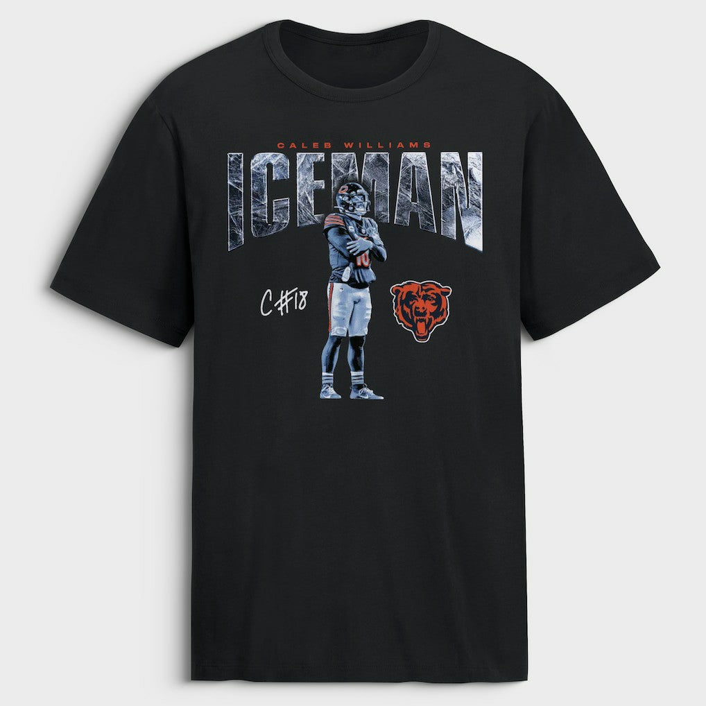 Caleb Williams Chicago Bears Iceman T-Shirt - Black - NFL
