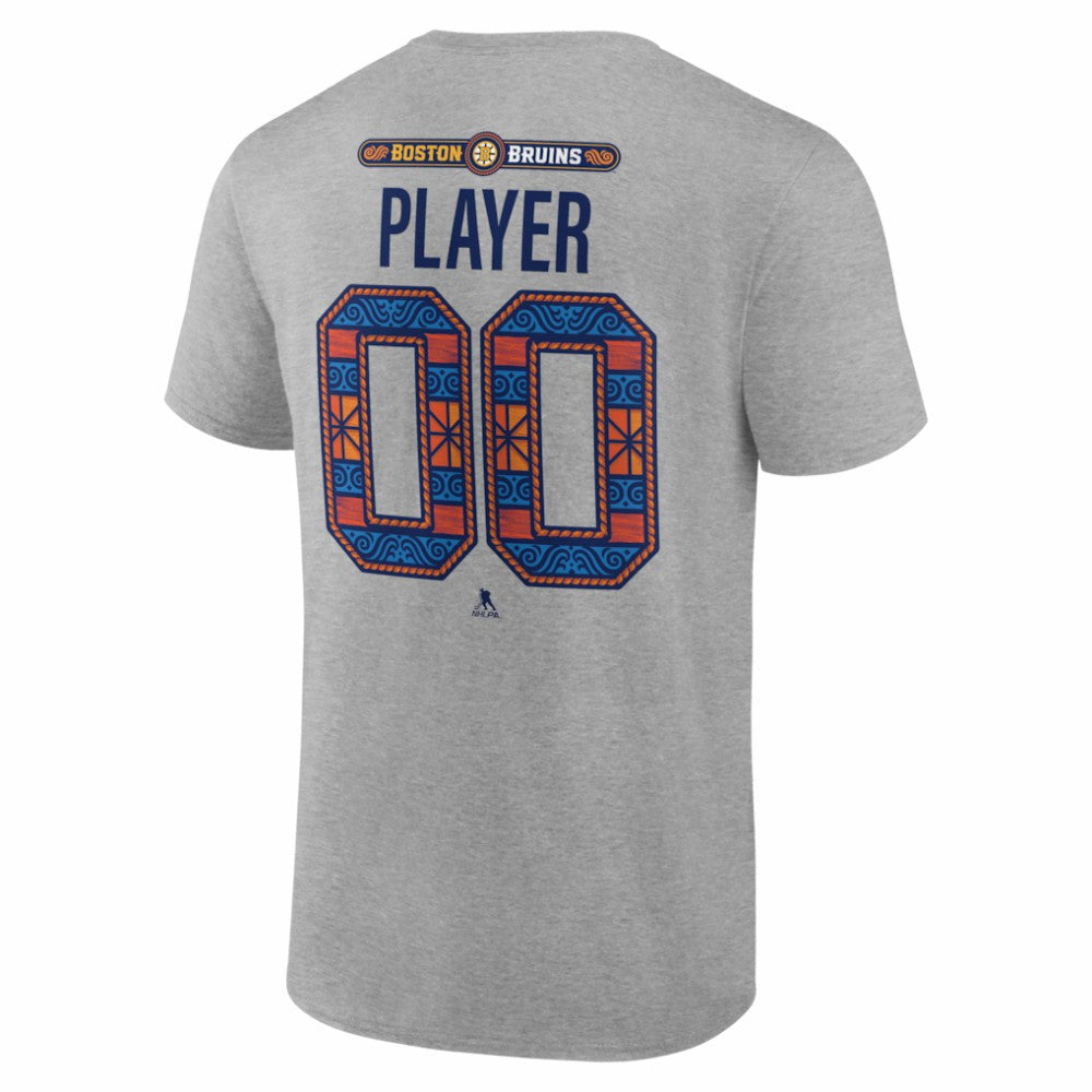 Boston Bruins 2026 NHL Stadium Series Personalized Name & Number T-Shirt - Gray | NHL near me