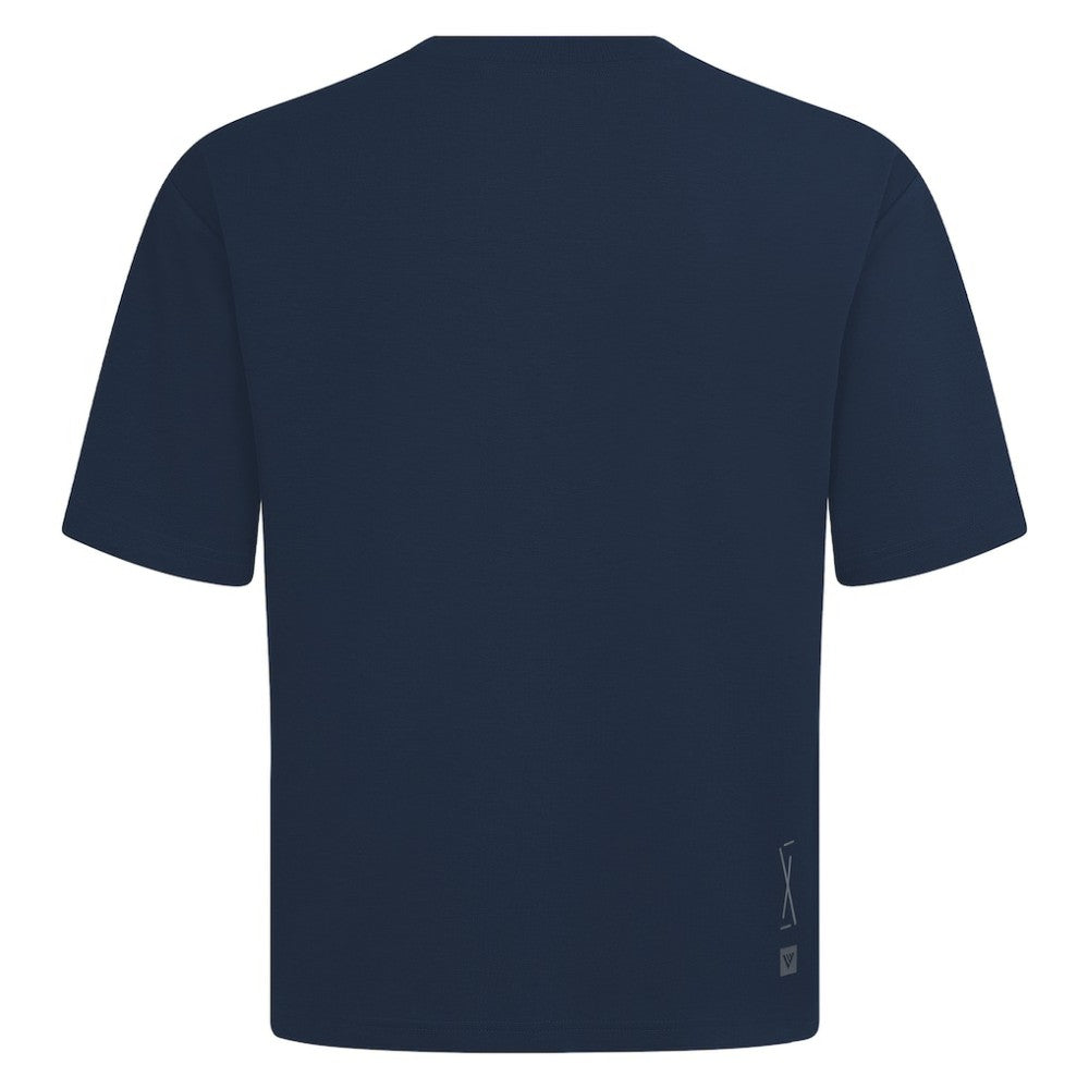 USMNT Levelwear Luxe Signature Knit Timeline T-Shirt Navy