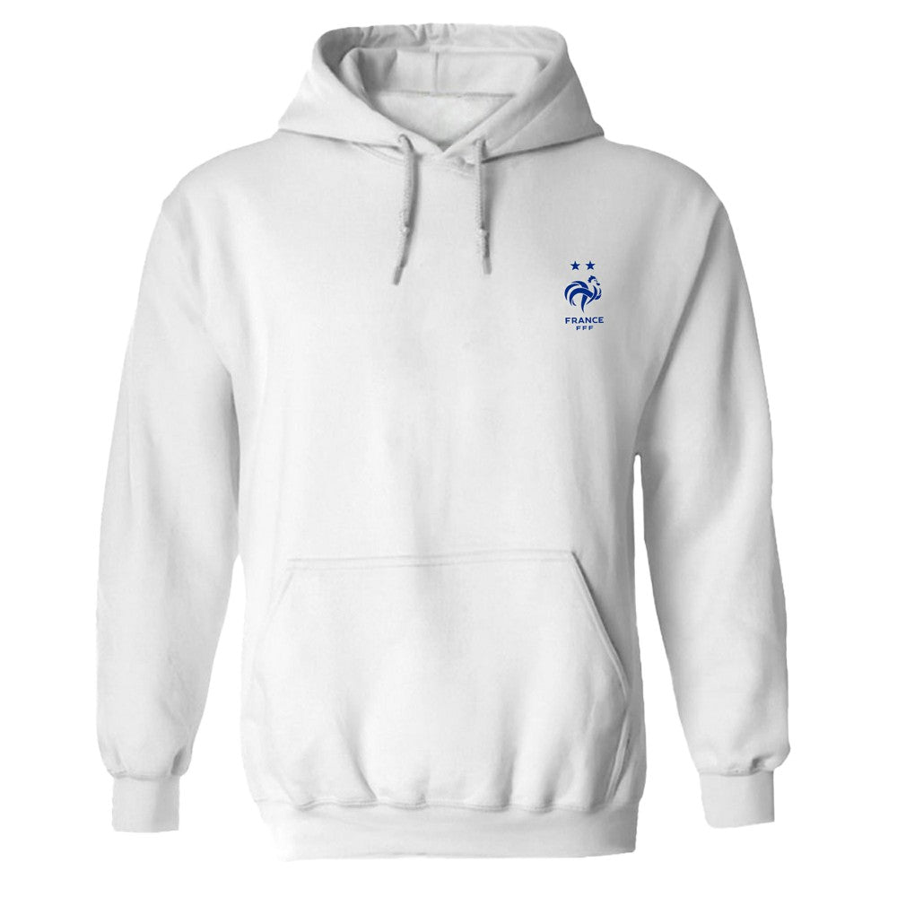 France National Team Vive La Fete Women's Impressions Artwork Hoodie White