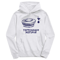 Tottenham Hotspur Vive La Fete Youth Stadium Style Hoodie White