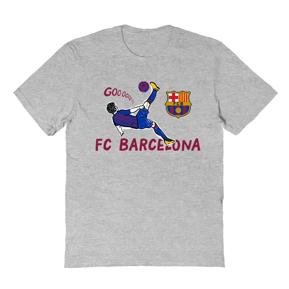 Barcelona Vive La Fete Youth Chilena Style T-Shirt Gray