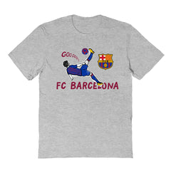 Barcelona Vive La Fete Youth Chilena Style T-Shirt Gray
