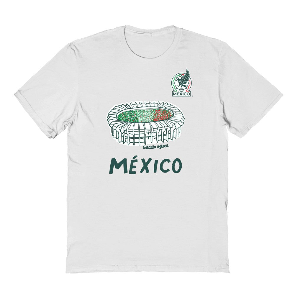 Mexico National Team Vive La Fete Youth Chilena Style T-Shirt White
