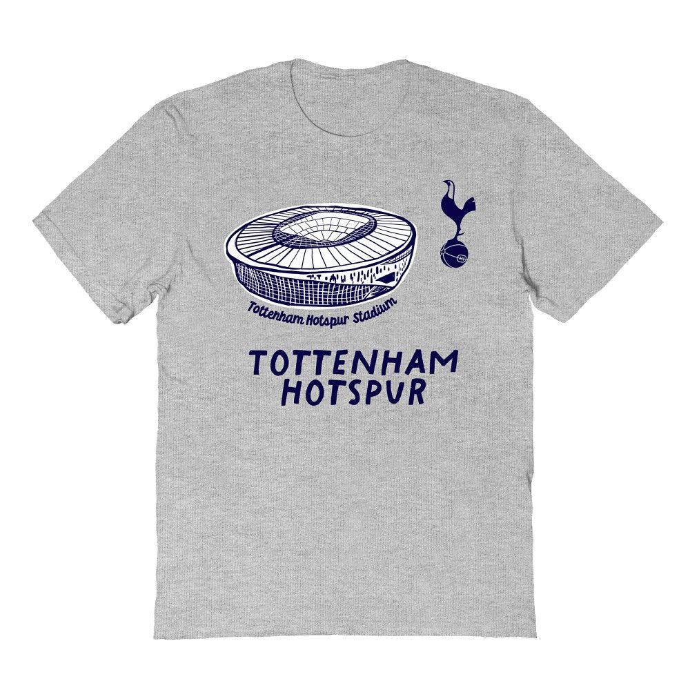Tottenham Hotspur Vive La Fete Youth Chilena Style T-Shirt Gray