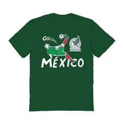 Mexico National Team Vive La Fete Women's Chilena Style T-Shirt Green