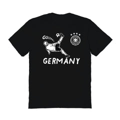 Germany National Team Vive La Fete Women's Chilena Style T-Shirt Black