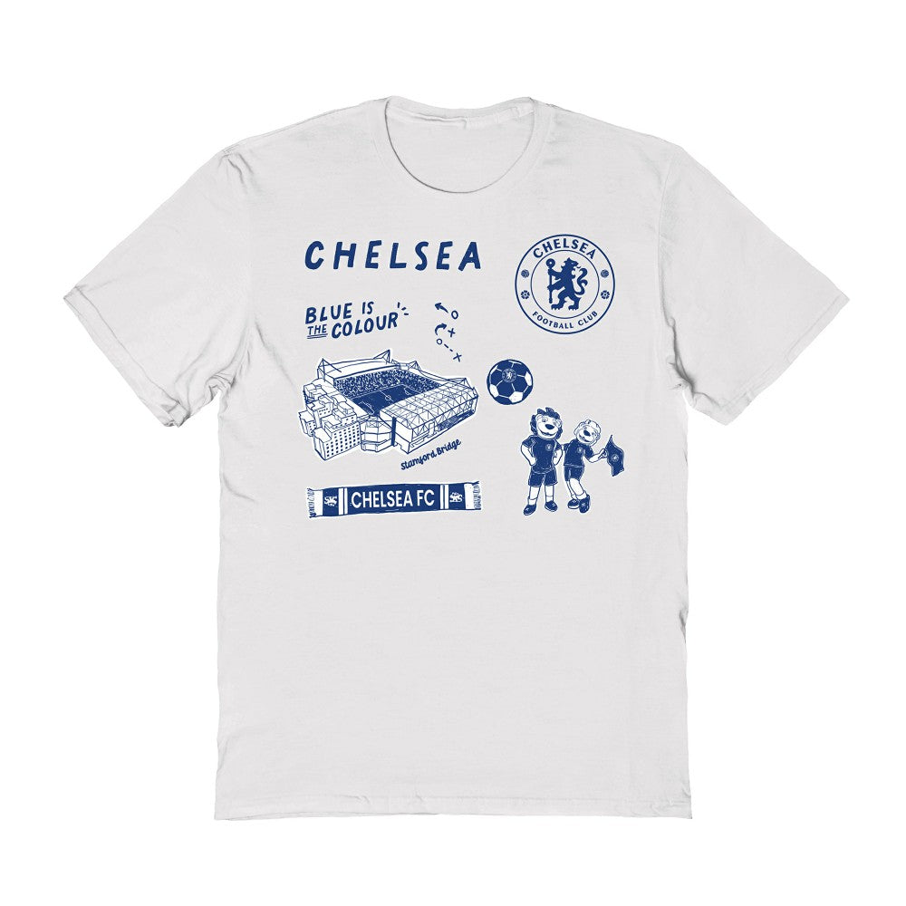 Chelsea Vive La Fete Women's Impressions Icons T-Shirt White