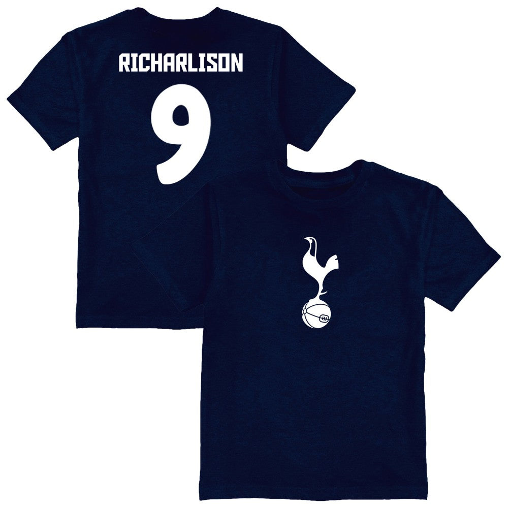 Richarlison Tottenham Hotspur Vive La Fete Youth Player Name & Number Color Badge T-Shirt Navy