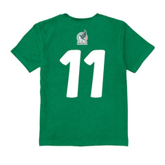 Santiago Gimenez Mexico National Team Vive La Fete Youth Player Name & Number Color Badge T-Shirt Green