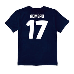 Cristian Romero Tottenham Hotspur Vive La Fete Youth Player Name & Number Color Badge T-Shirt Navy