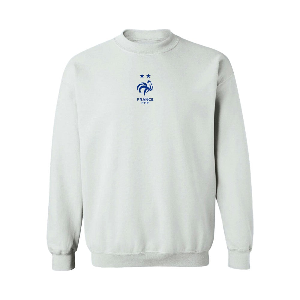 France National Team Vive La Fete Women's Color Badge Sweatshirt White
