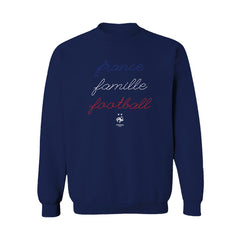 France National Team Vive La Fete Women's Famille Football Sweatshirt Navy