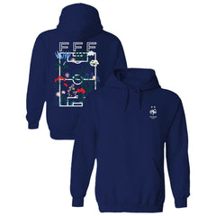 France National Team Vive La Fete Women's Soccer Field Fleece Hood Navy