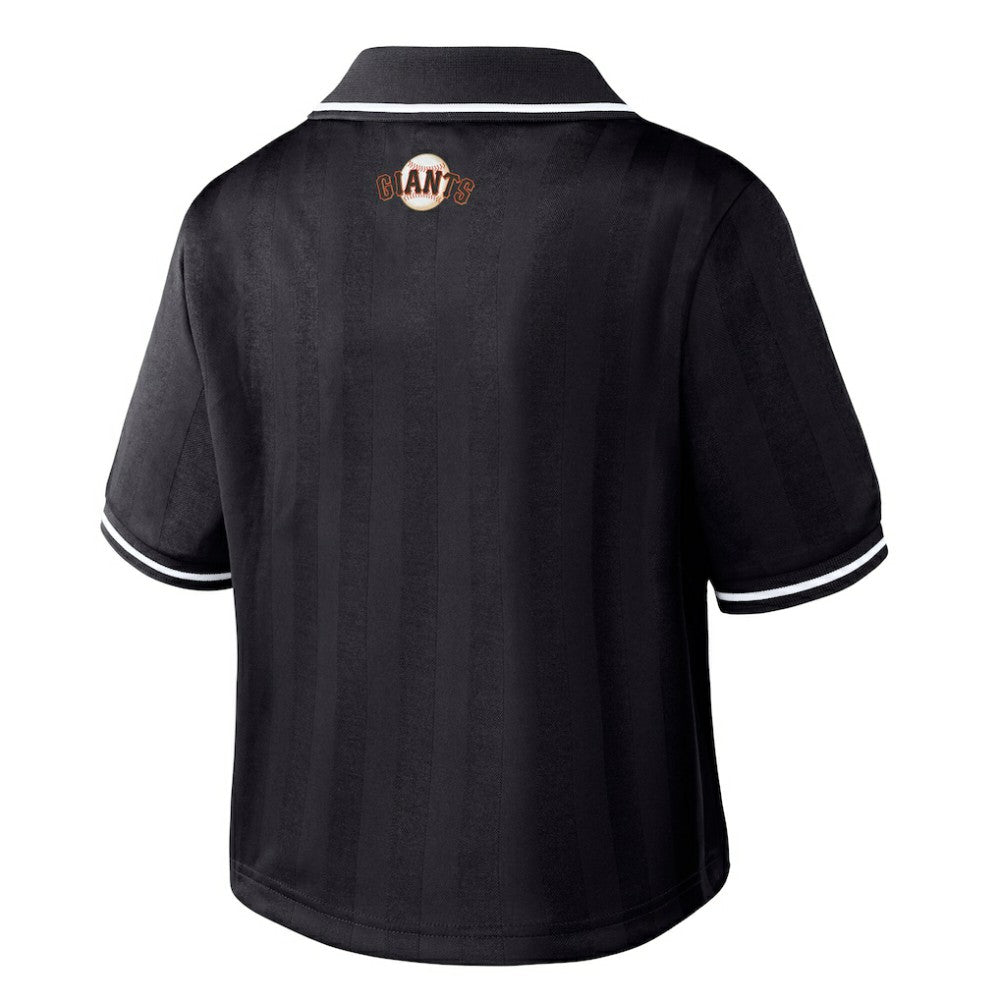 San Francisco Giants WEAR by Erin Andrews Women's Cropped Polo Outlet
