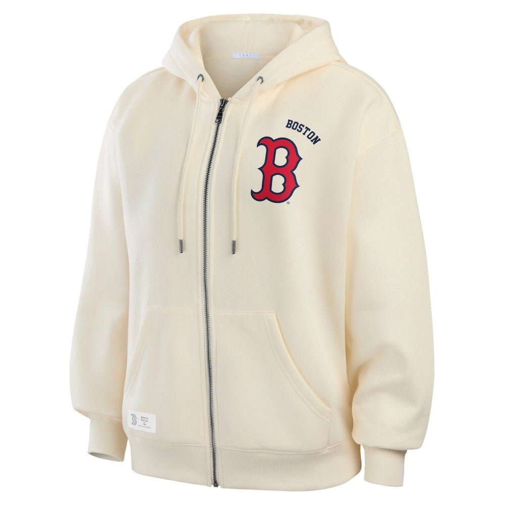 Boston Red Sox WEAR by Erin Andrews Women's Full-Zip Hoodie Discount