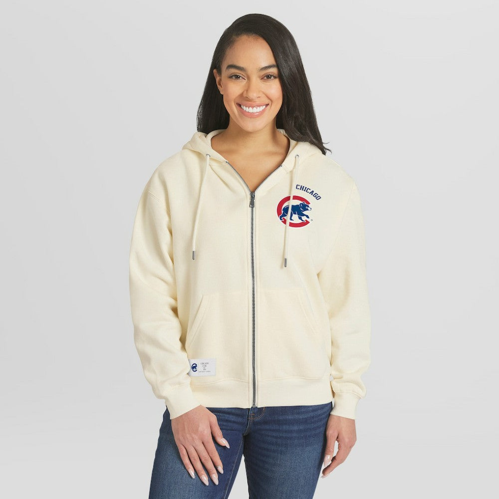 Chicago Cubs WEAR by Erin Andrews Women's Full-Zip Hoodie Outlet