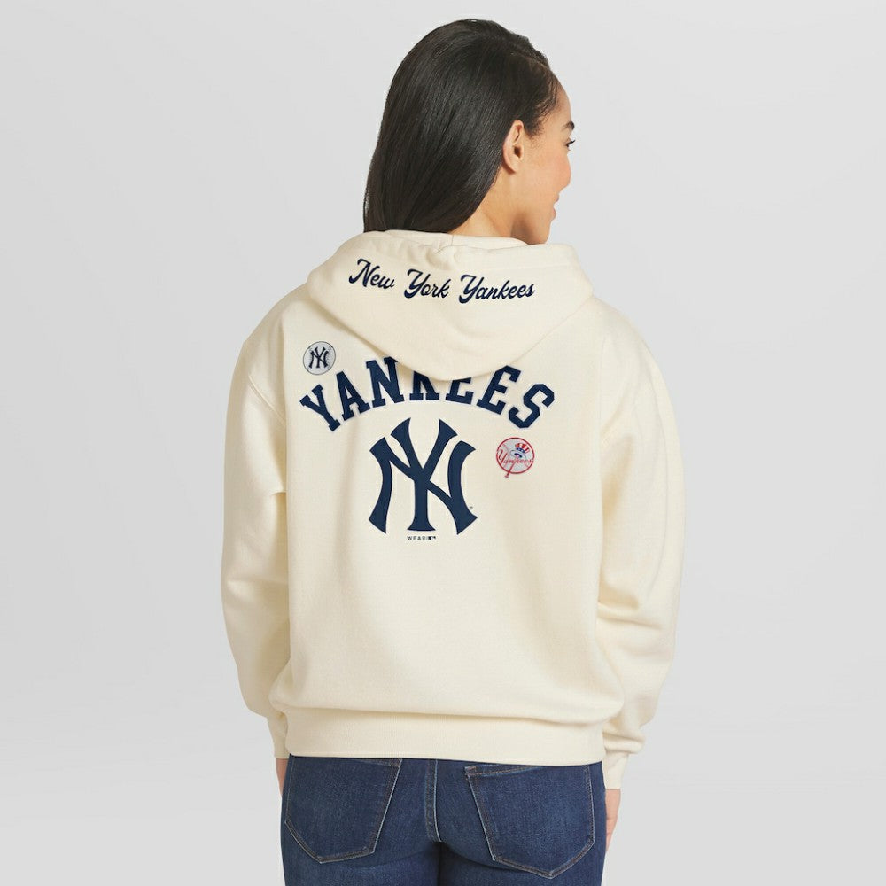 New York Yankees WEAR by Erin Andrews Women's Full-Zip Hoodie Outlet