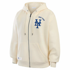 New York Mets WEAR by Erin Andrews Women's Full-Zip Hoodie Sale