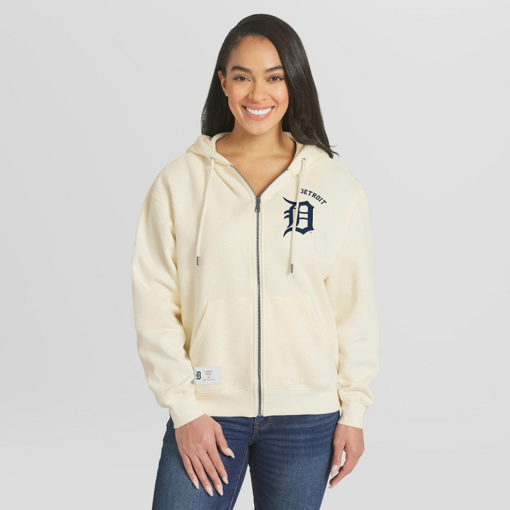 Detroit Tigers WEAR by Erin Andrews Women's Full-Zip Hoodie Outlet