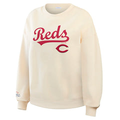Cincinnati Reds WEAR by Erin Andrews Women's Heavyweight Crew Neck Sweatshirt Near Me