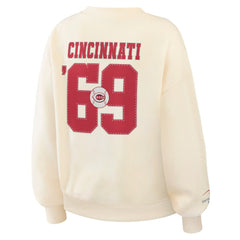 Cincinnati Reds WEAR by Erin Andrews Women's Heavyweight Crew Neck Sweatshirt Near Me