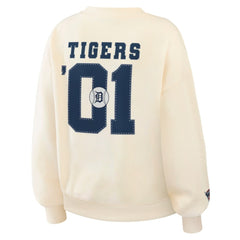 Detroit Tigers WEAR by Erin Andrews Women's Heavyweight Crew Neck Sweatshirt for sale