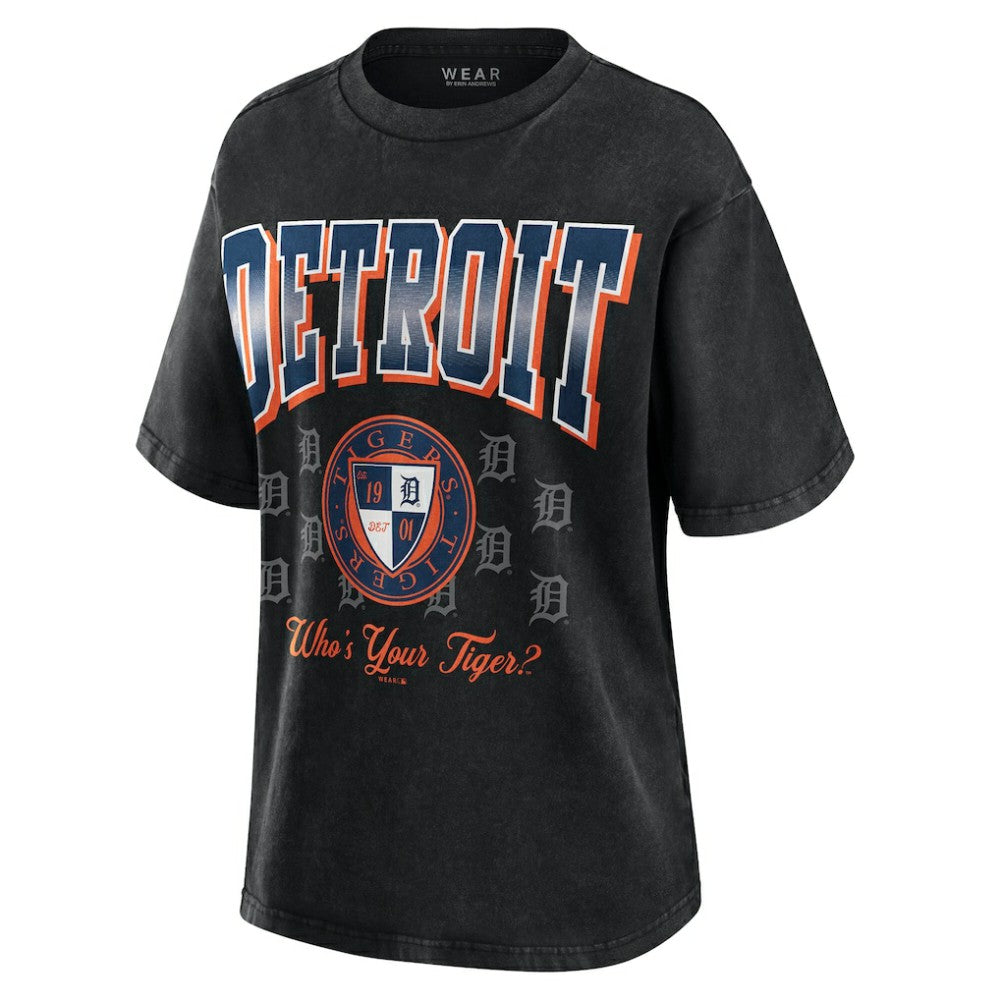 Detroit Tigers WEAR by Erin Andrews Women's Oversized Boyfriend T-Shirt for sale