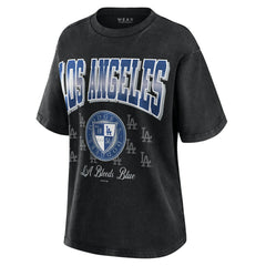 Los Angeles Dodgers WEAR by Erin Andrews Women's Oversized Boyfriend T-Shirt for sale