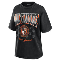 Baltimore Orioles WEAR by Erin Andrews Women's Oversized Boyfriend T-Shirt Discount