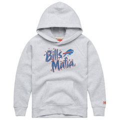 Buffalo Bills Homage Youth Bills Mafia Tri-Blend Hoodie - Gray - NFL